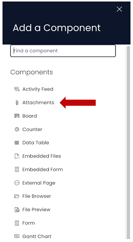 Component list